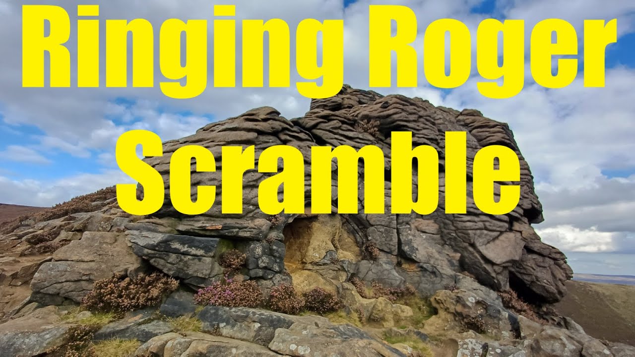 Guide to scrambling Ringing Roger in the Peak District