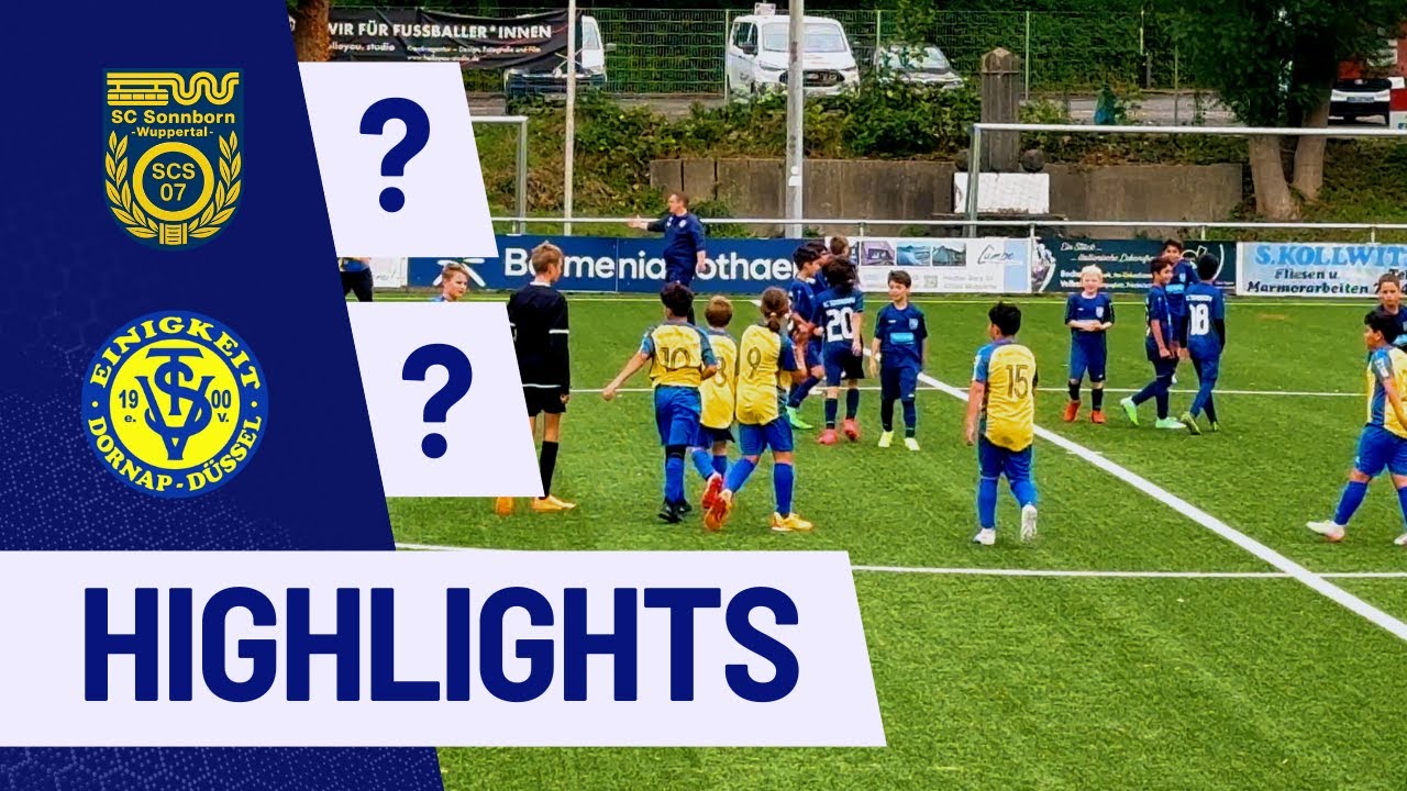 Ein D-Jugend Spiel wird zum Spektakel SC Sonnborn vs Dornap-Düssel extended Highlights (4K)