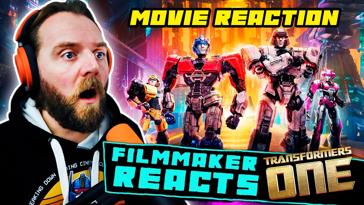 FILMMAKER REACTS: TRANSFORMERS ONE (2024) [MOVIE REACTION!!] | BEST BOT MOVIE EVER MADE!?!