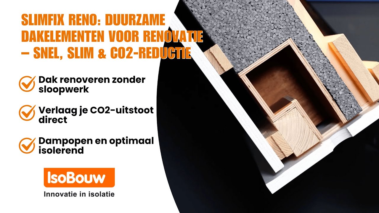Dak na-isoleren zonder de dakpannen te verwijderen? SlimFix Reno maakt het mogelijk!