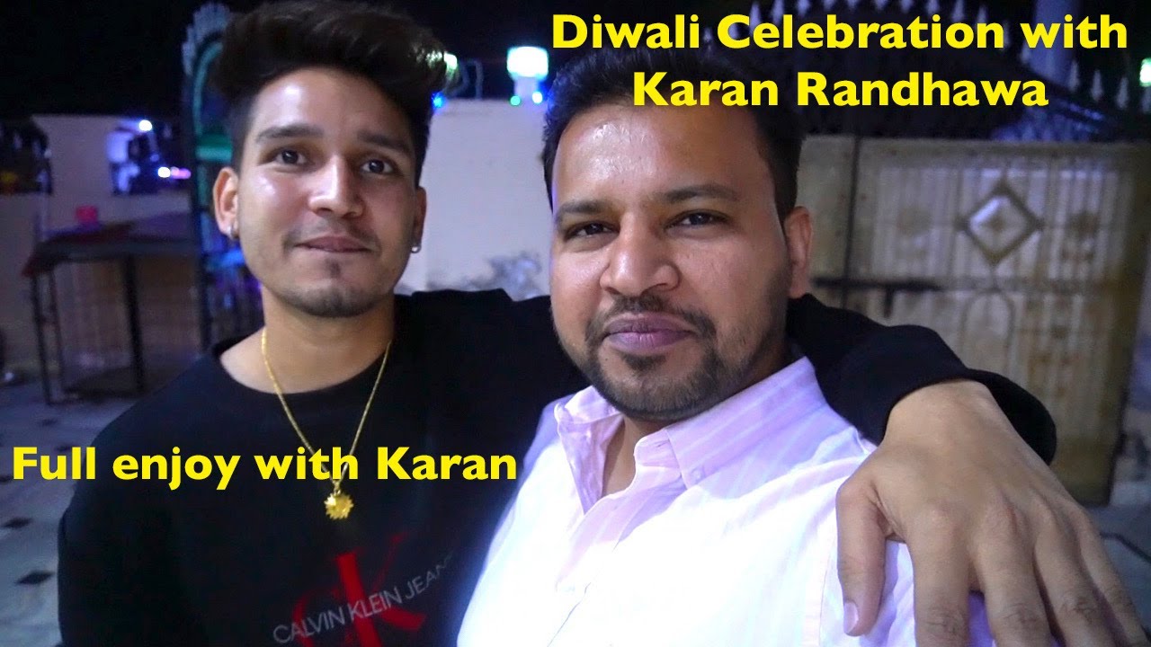 Diwali 🪔 celebration with Karan Randhawa (Punjabi Singer) Vlog