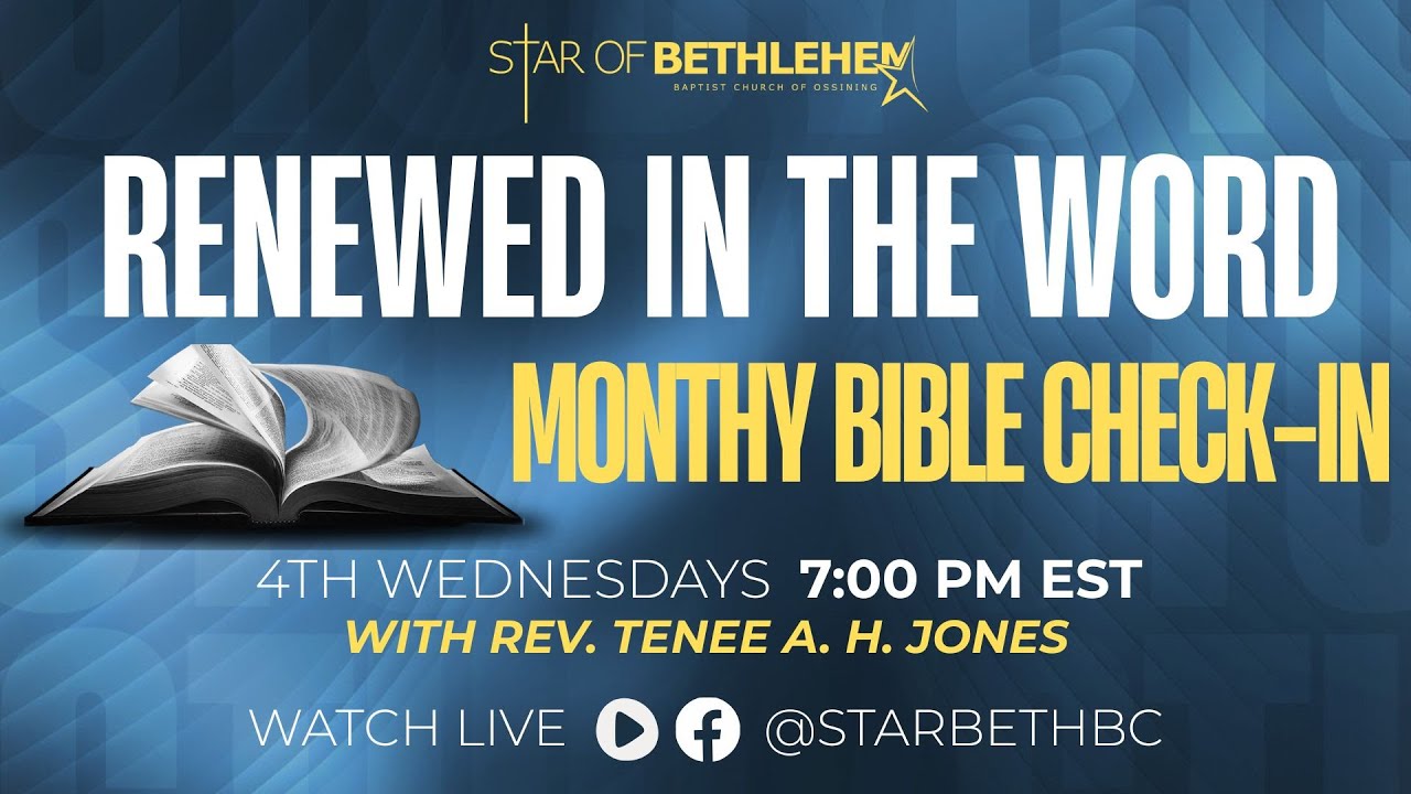 Renewed in the Word with Rev. Tenee` | January Check in
