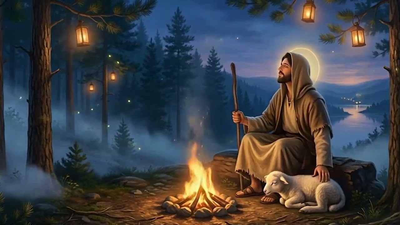 You're Tired, I Know… Rest with Jesus by the Campfire | Peaceful Christian Ambient Music