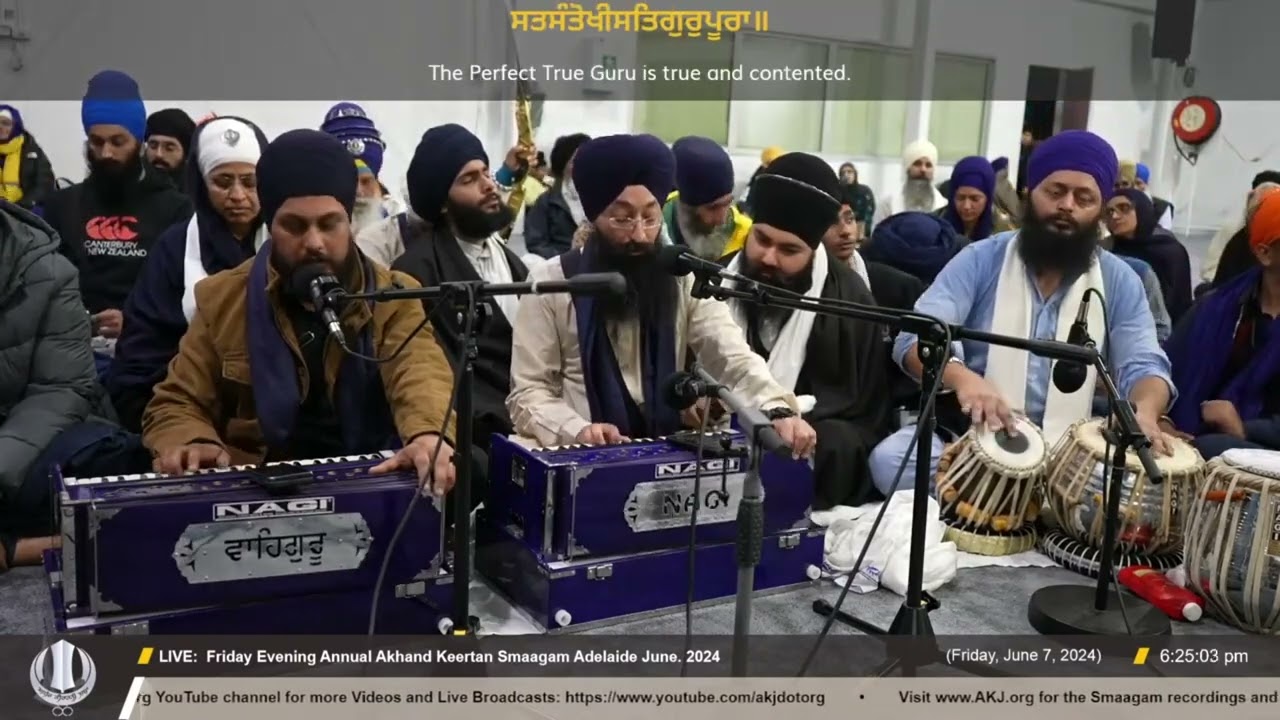 06 Bhai Harsimrat Singh Jee UK Friday Evening June 2024 Adelaide AKJ Samagam