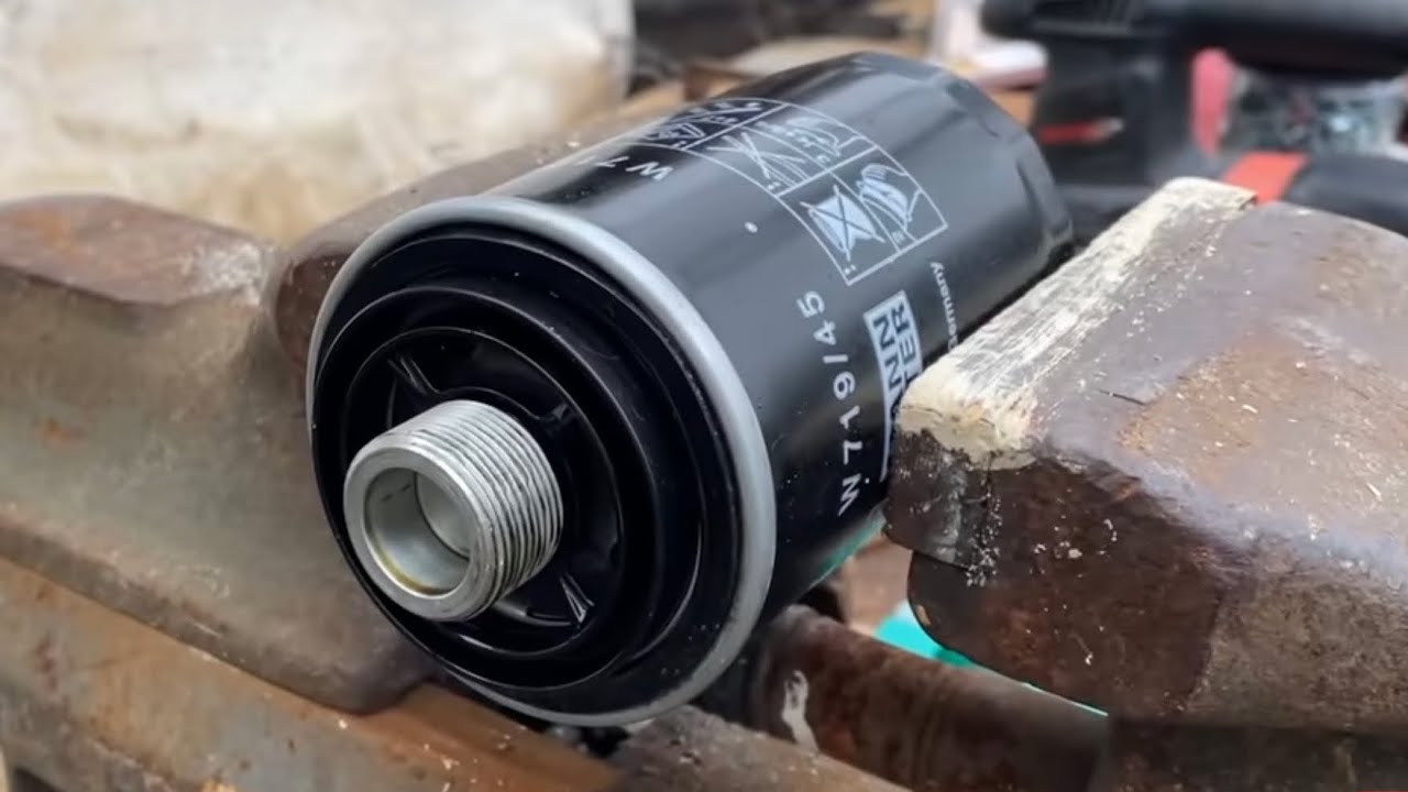 Old Oil Filter Secret Don't Throw It Out