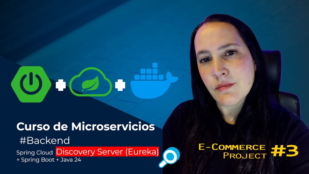 🌟 DiscoveryServer Eureka Spring Boot  Spring Cloud Java24 - Curso de Microservicios  #3