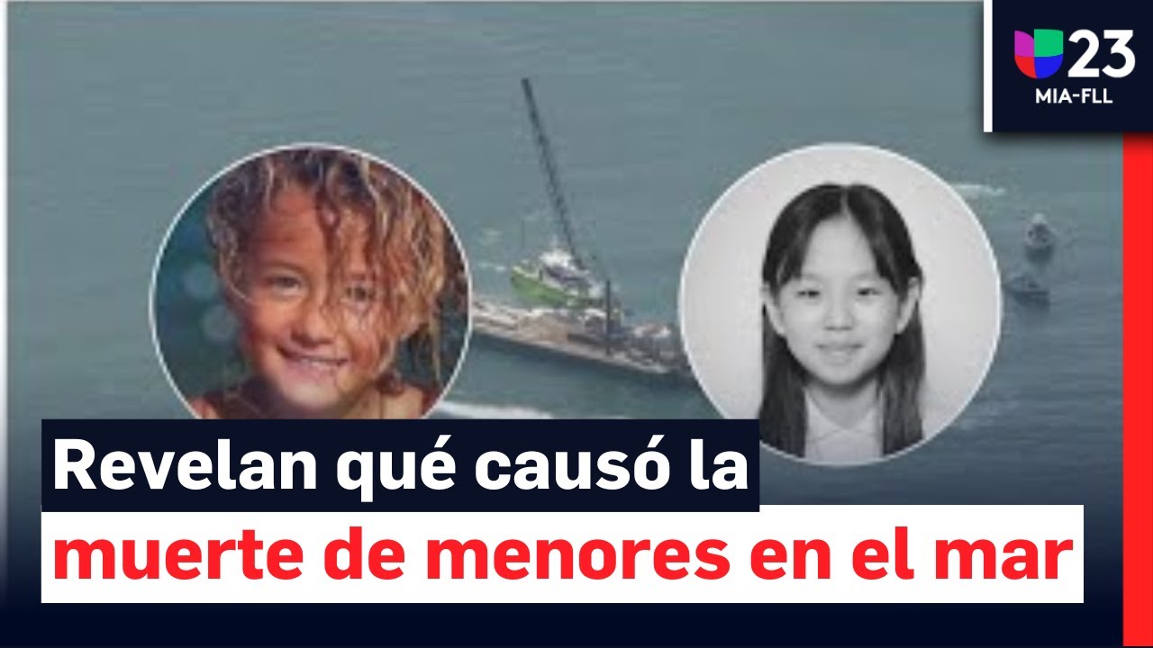 Revelan causa de muerte de niñas en accidente marítimo en Miami