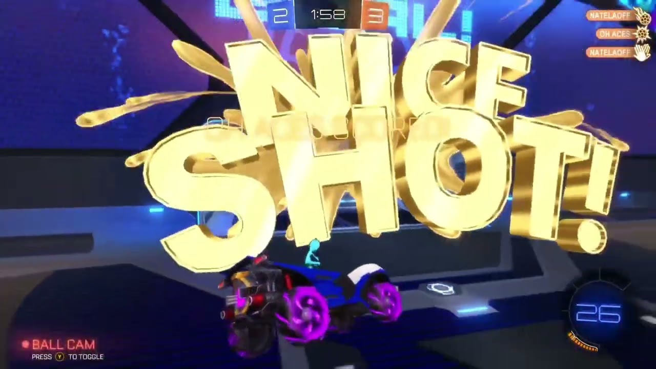 Insane Buzzer Beater (Rocket League)