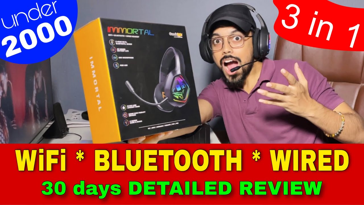 Cosmic Byte IMMORTAL 3 in 1 Gaming Headset under 2000 | Jaldi Kholo