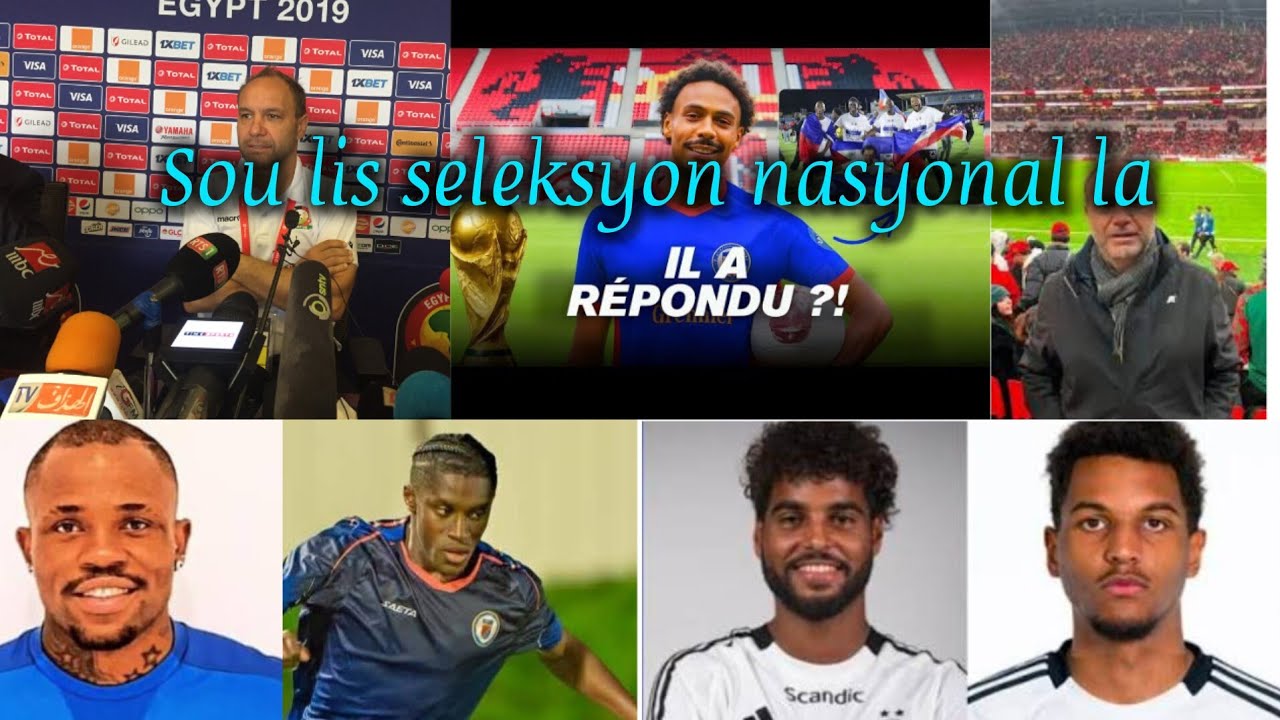 Tou cho:🇭🇹🔥 Sou lis seleksyon nasyonal la. #haiti #haitianfootball #usa #canada #nazon
