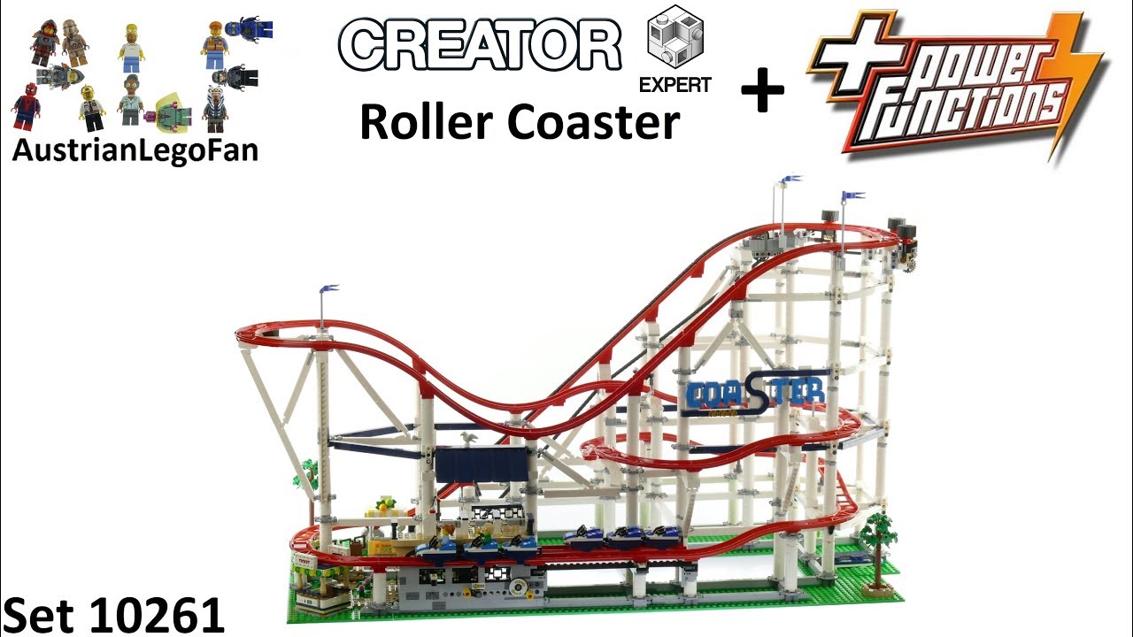 Lego Creator 10261 Motorizing Roller Coaster with Power Functions - Lego Speed Build Review