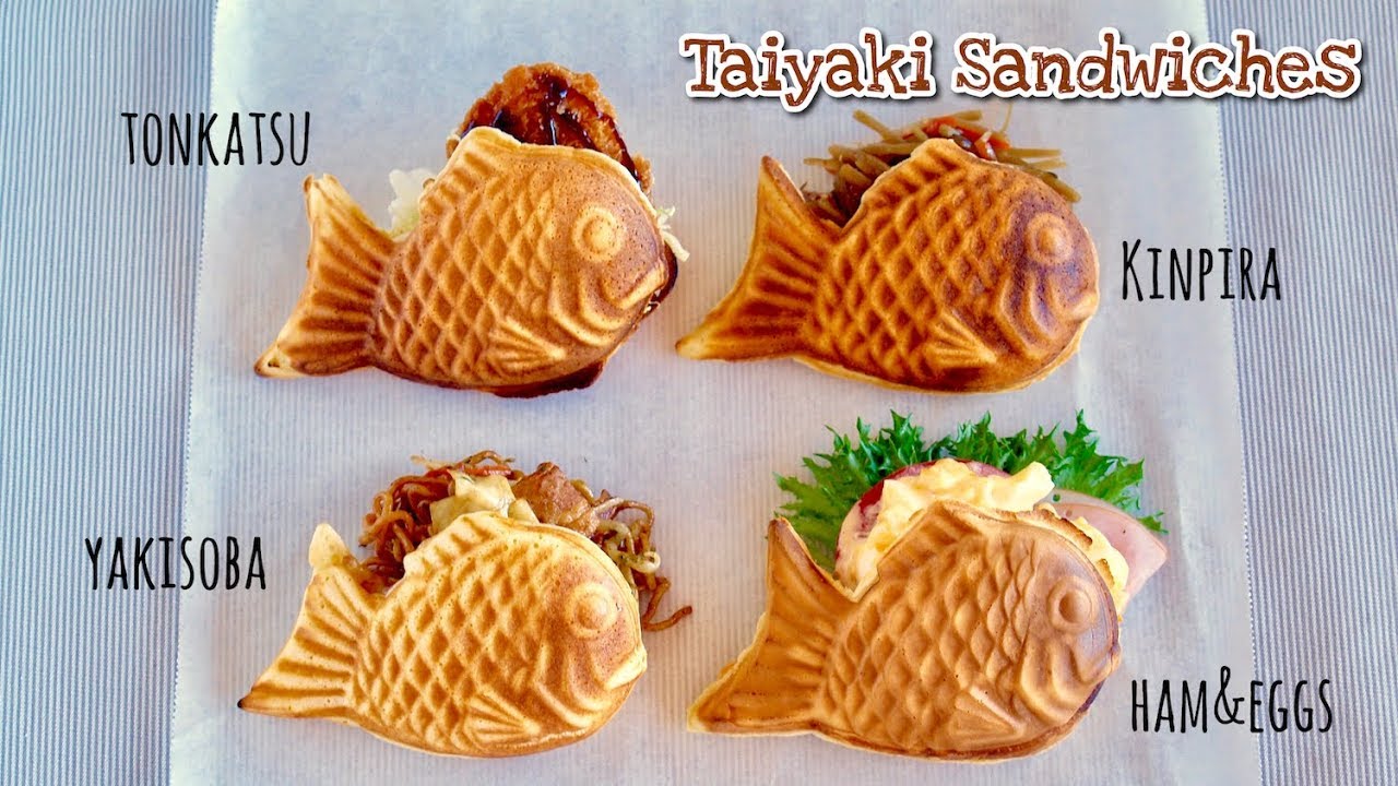 How to Make Taiyaki Sandwiches (Recipe) | OCHIKERON | Create Eat Happy :)