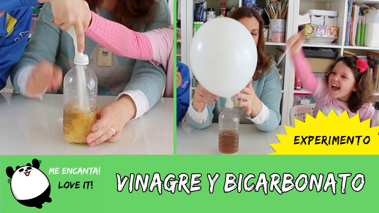 Experimento VINAGRE + BICARBONATO * VINEGAR experiment
