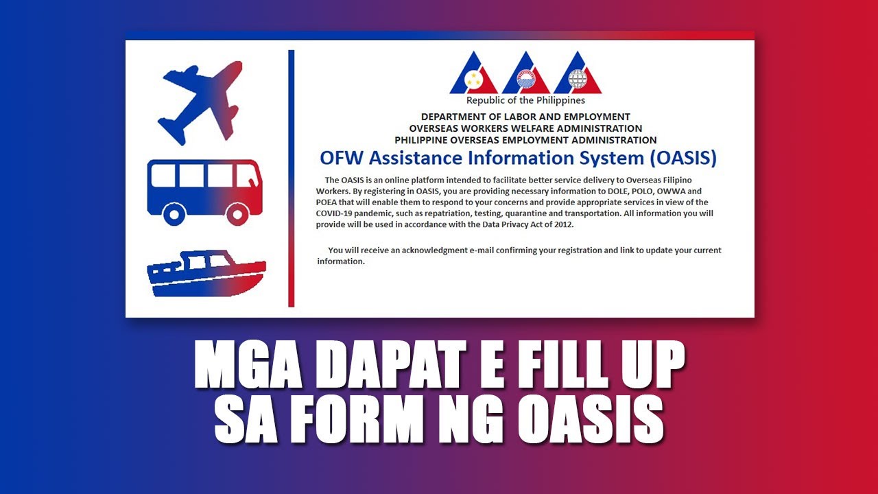 PAANO MAG FILL UP NG TAMA SA OASIS | OWWA | OFW | JAMES LATIP