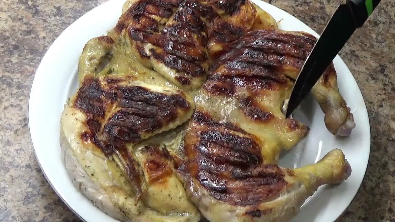 Цыпленок Табака на электро гриле
