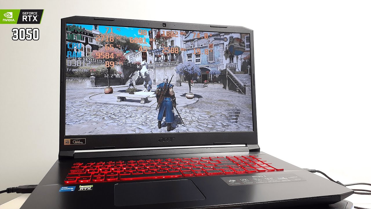 Исправление низкой мощности графического процессора &mdash; Acer Nitro 5 &mdash; RTX 3050 &mdash; ноутбук (от 45 до...