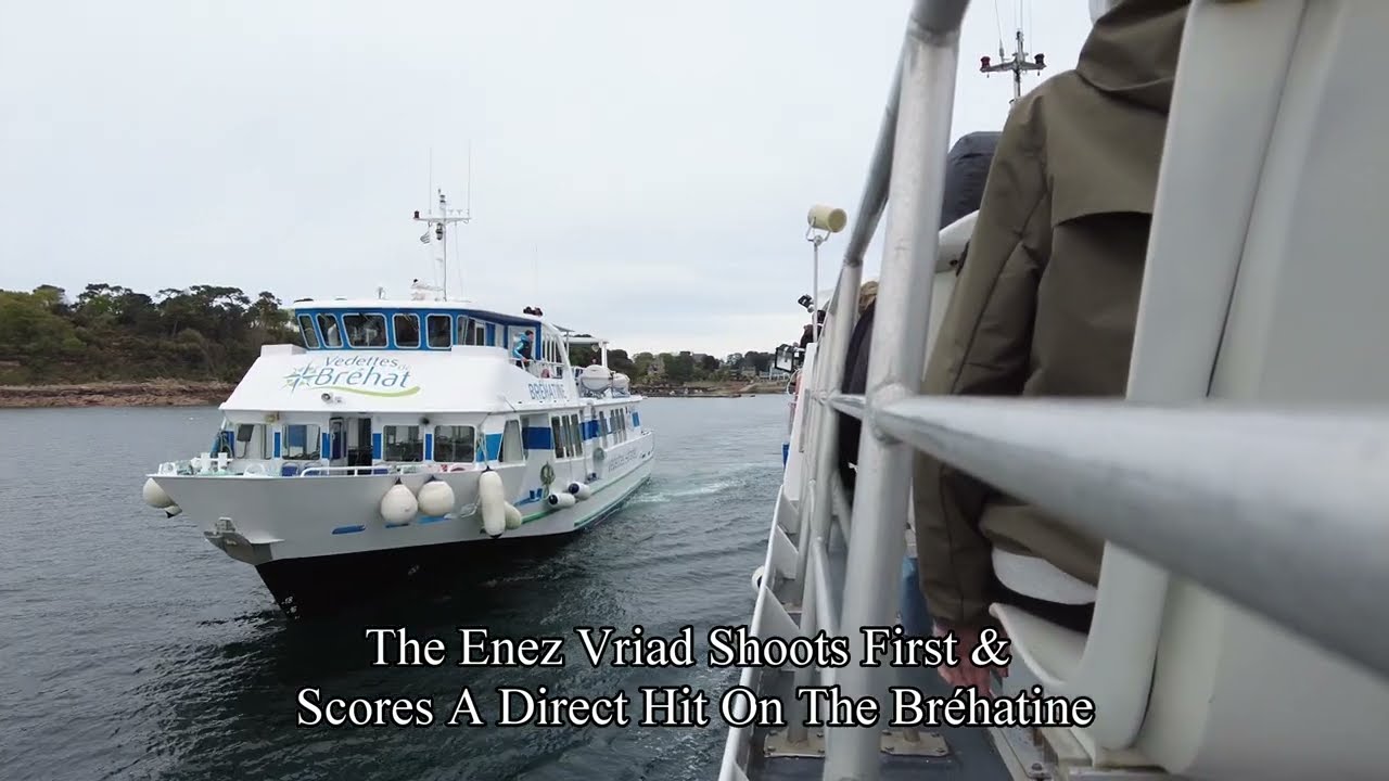 Ferry Crews Attack Each Other, Enez Vriad Vs Br&eacute;hatine. The Sea Battle For &Icirc;le-de-Br&eacute;hat, France