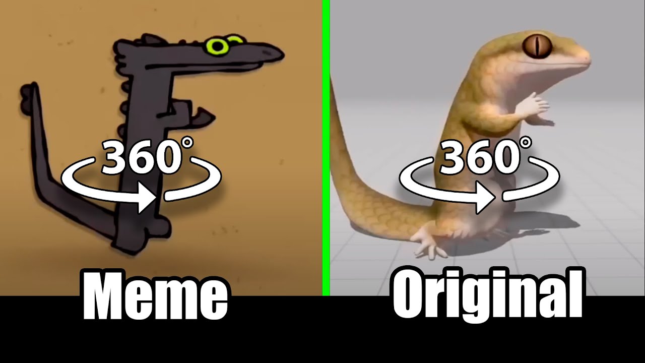 Toothless Dancing Original Vs Meme 360º VR
