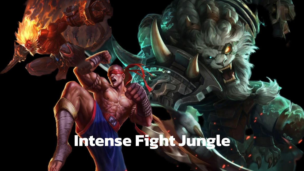 Rengar vs. Lee sin and Wukong Full Gameplay,Wild Rift!.