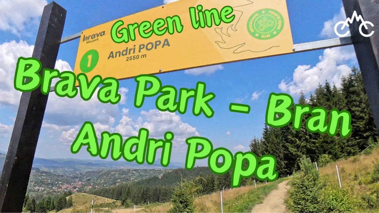 Brava park, Andri Popa, green line - mtb Bran, Romania