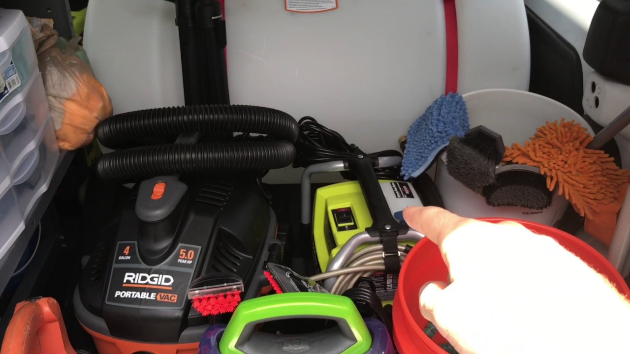 Mobile Detailing Van Setup!!