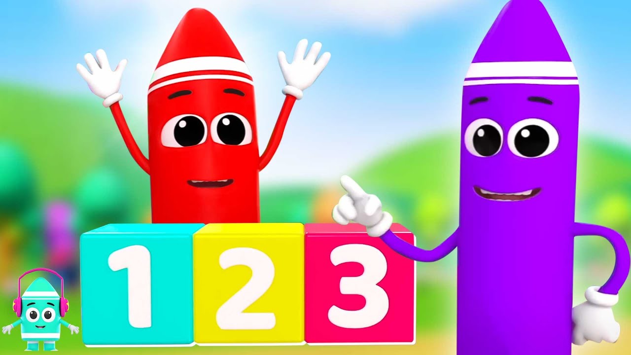 Zahlenlied Lernen Vorschule Video und Kindergarten Musik auf Deutsch