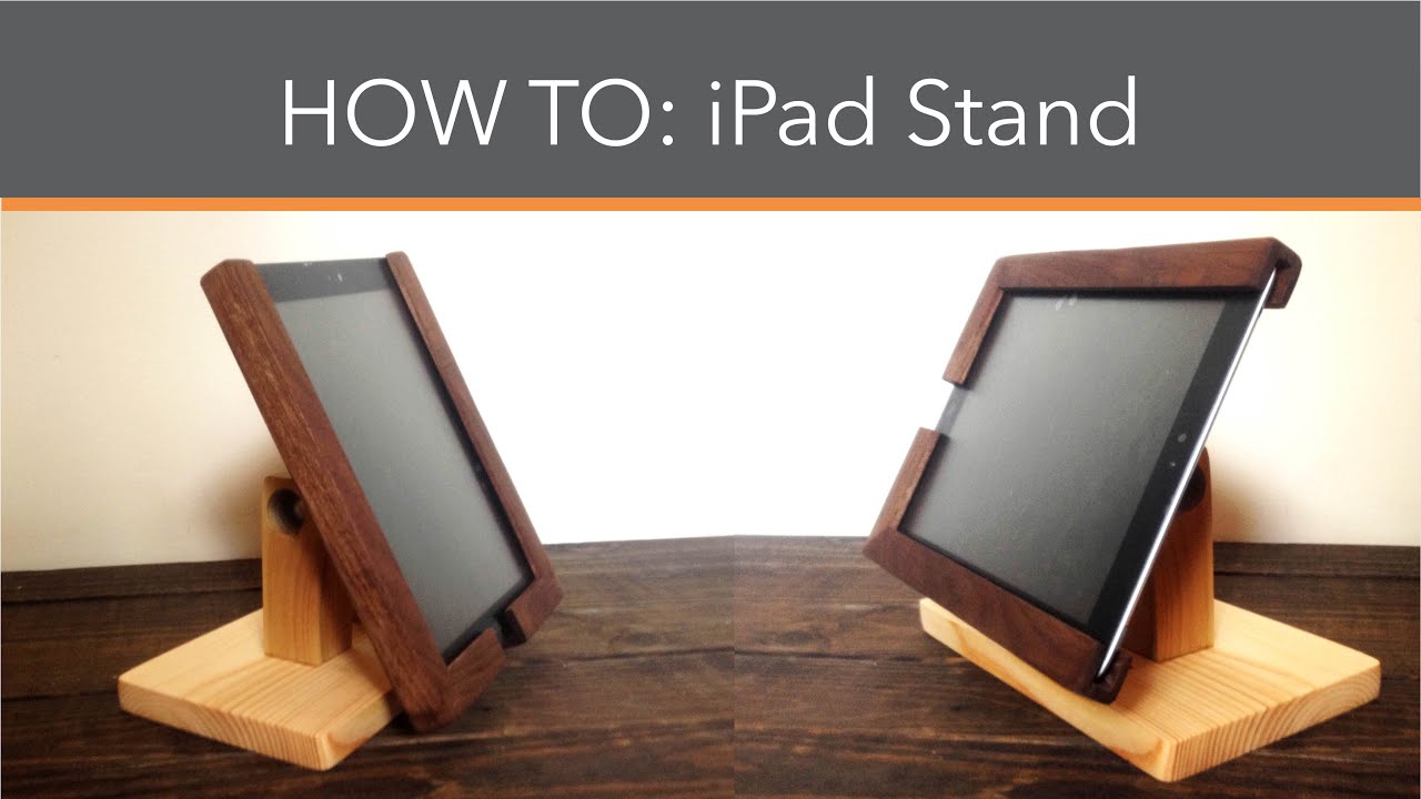 Как сделать подставку для iPad