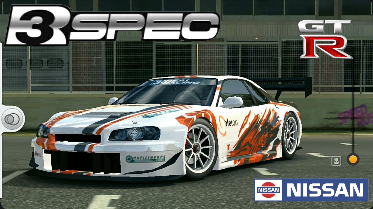 Real Racing 3 | 1999 Nissan Skyline GT-R (R34) R3-Spec Customization