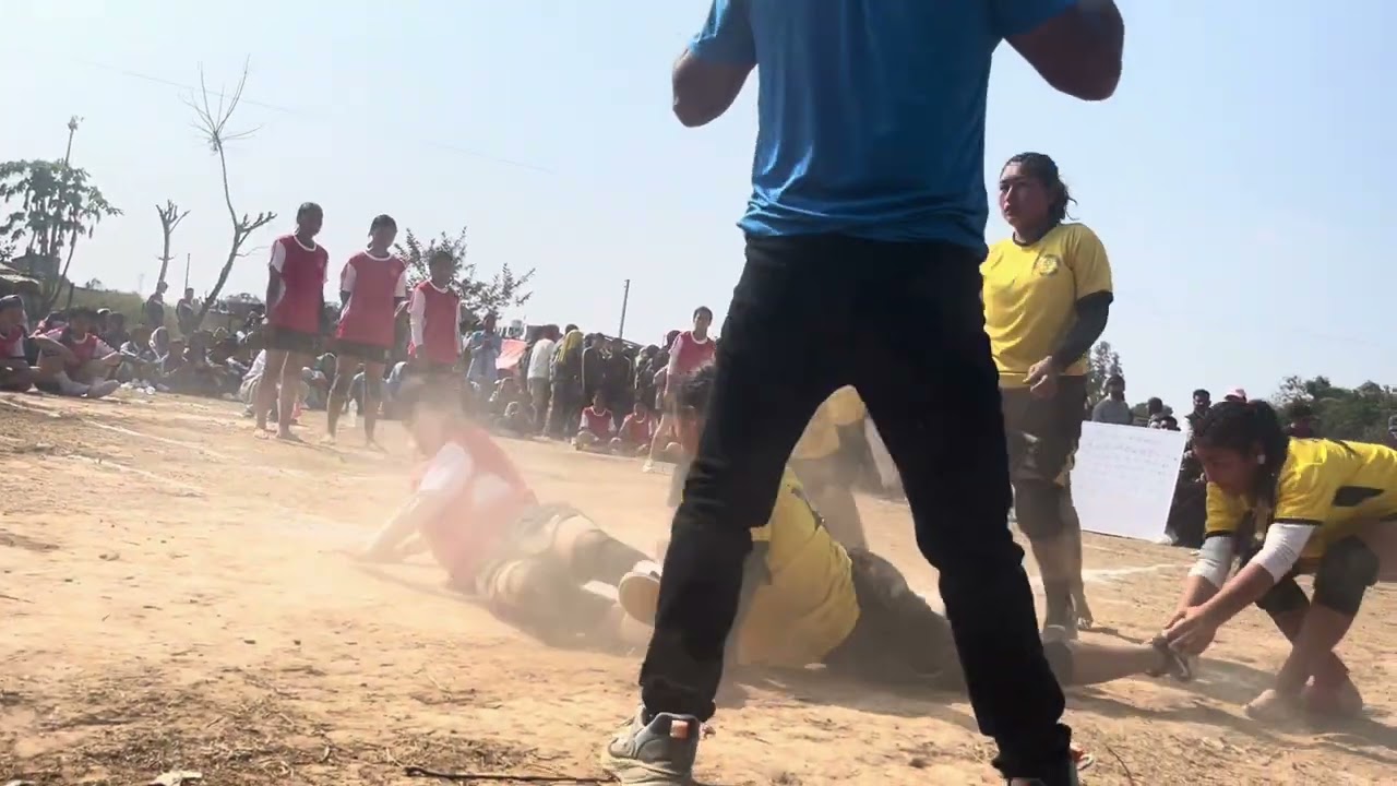 GIRLS KABADDI FULL VIDEO RAJANA VS KATHEkol .Ghorahi naranpur rastrapati runningsild 2082