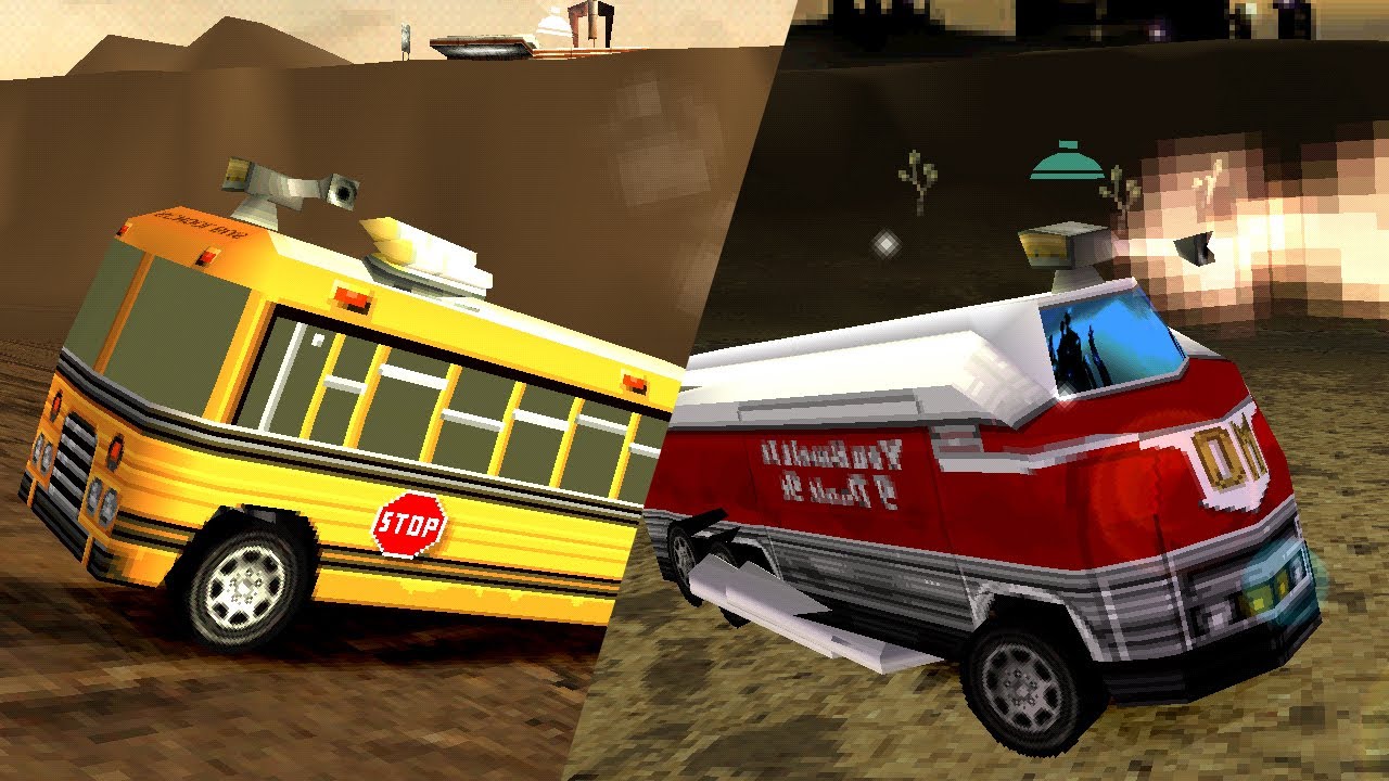 Vigilante 8: 2nd Offense - School Bus & GM Futurliner Mod
