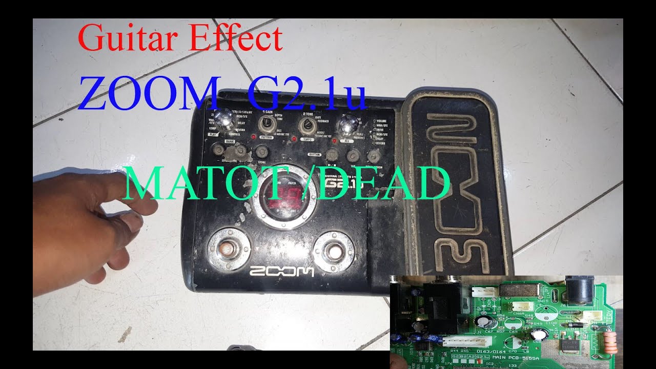 ZOOM G2.1u Guitar Effect  matot /dead