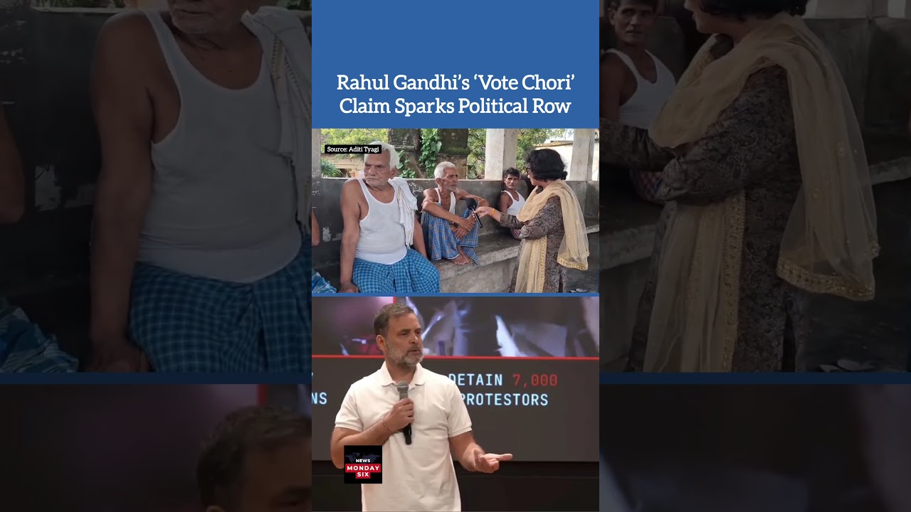 Rahul Gandhi&rsquo;s &lsquo;Vote Chori&rsquo; Claims Face Fresh Scrutiny #newsmondaysix