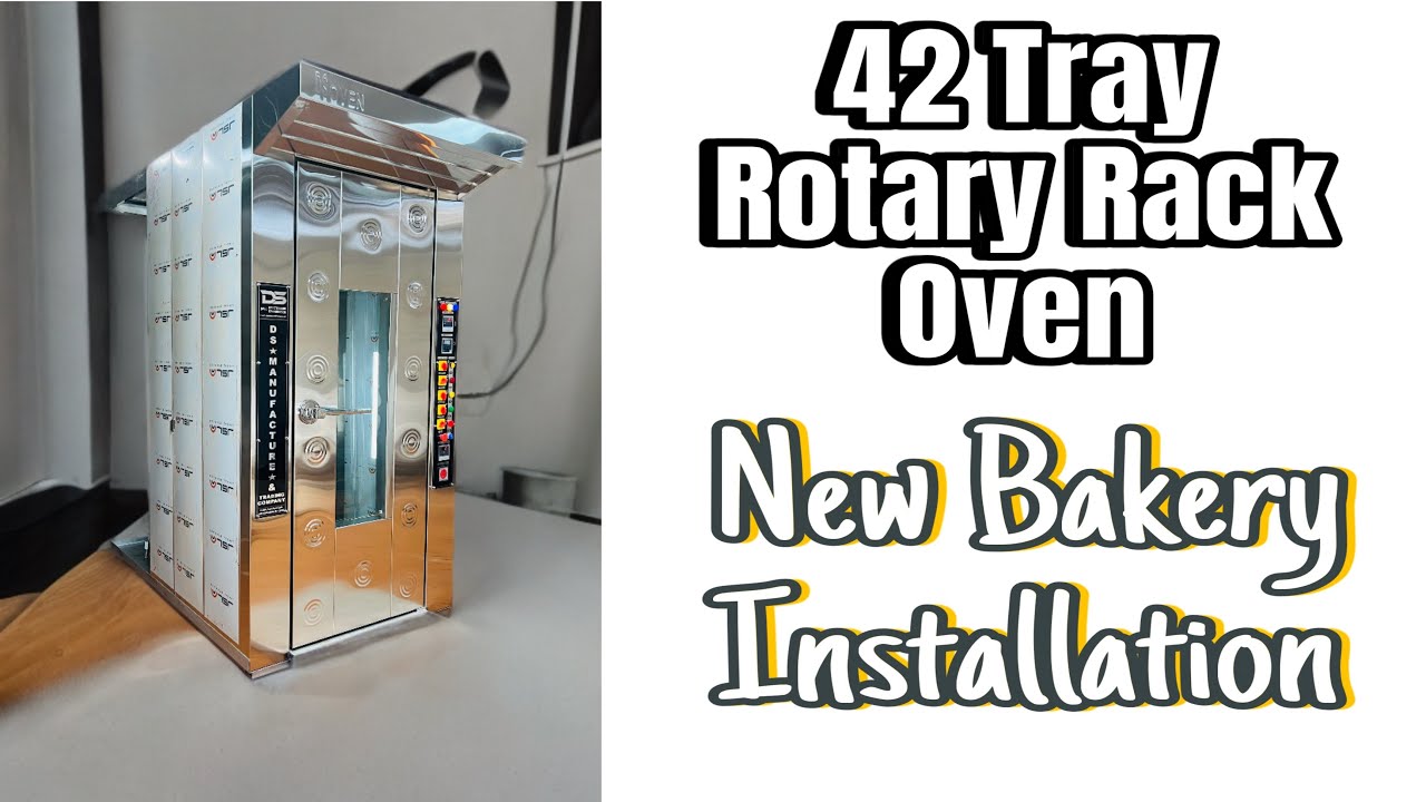 Bakery Oven Installation ⬆️| Rotary Rack Oven 42 Tray | Start New Bakery Business 💯
