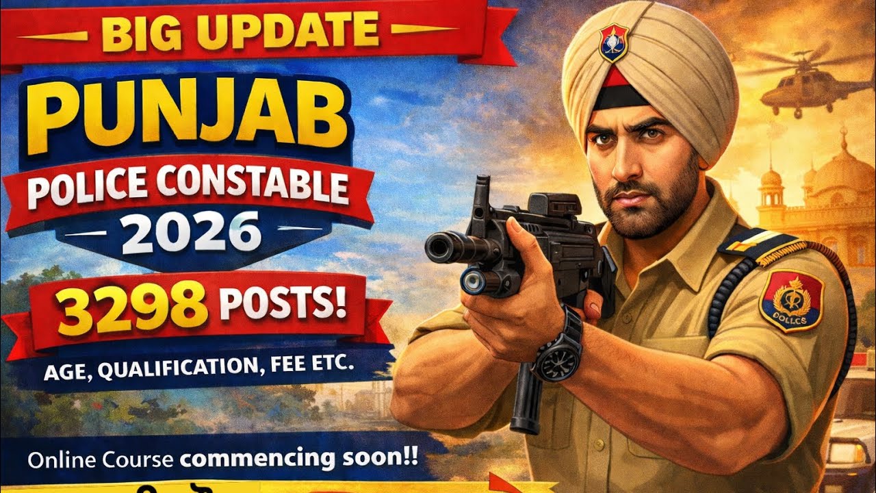 Punjab Police 2026 Big Update 🚨 | Constable 3298 Posts | Age Limit | ਯੋਗਤਾ | Full Details #psssb