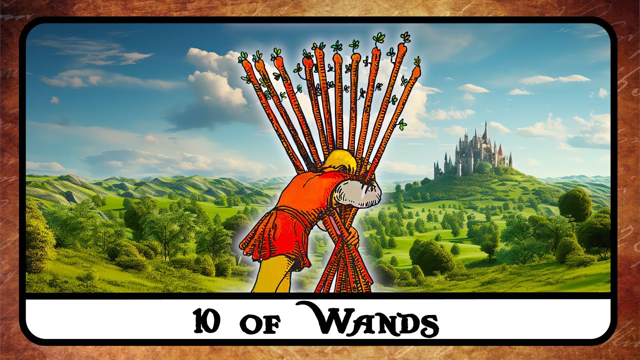 10 of Wands Tarot Card Explained ☆ Meaning, Reversed, Secrets, History ☆