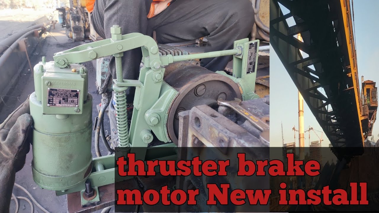 Thruster brake | stacker working l stacker Thruster brake motor now install🔥