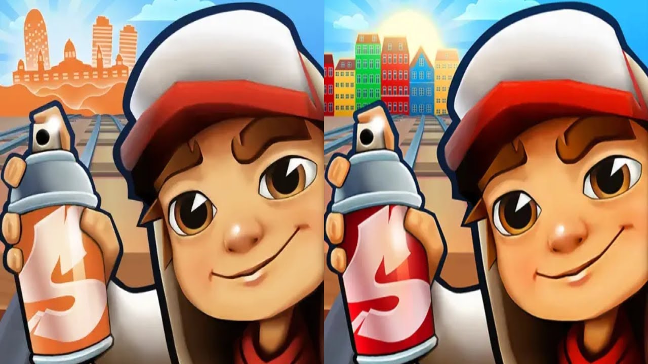 Subway Surfers: Barcelona! VS Copenhagen! Gameplay