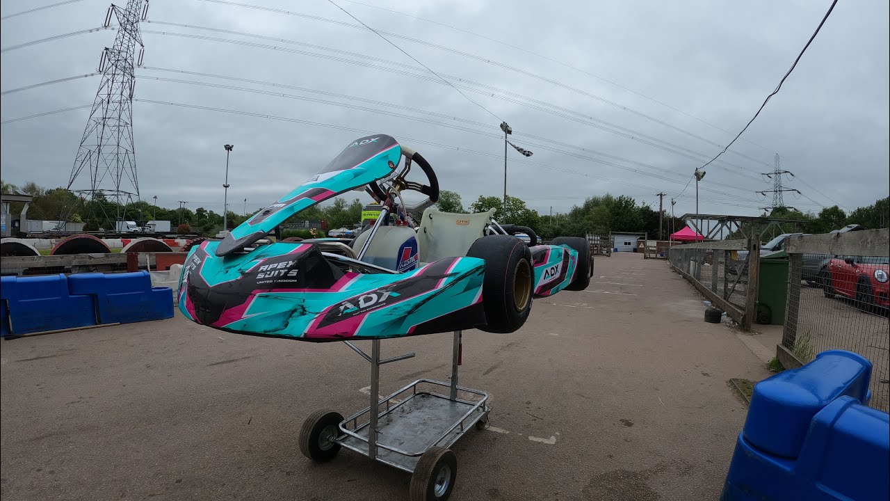 first time in a Senior Rotax Max kart! 