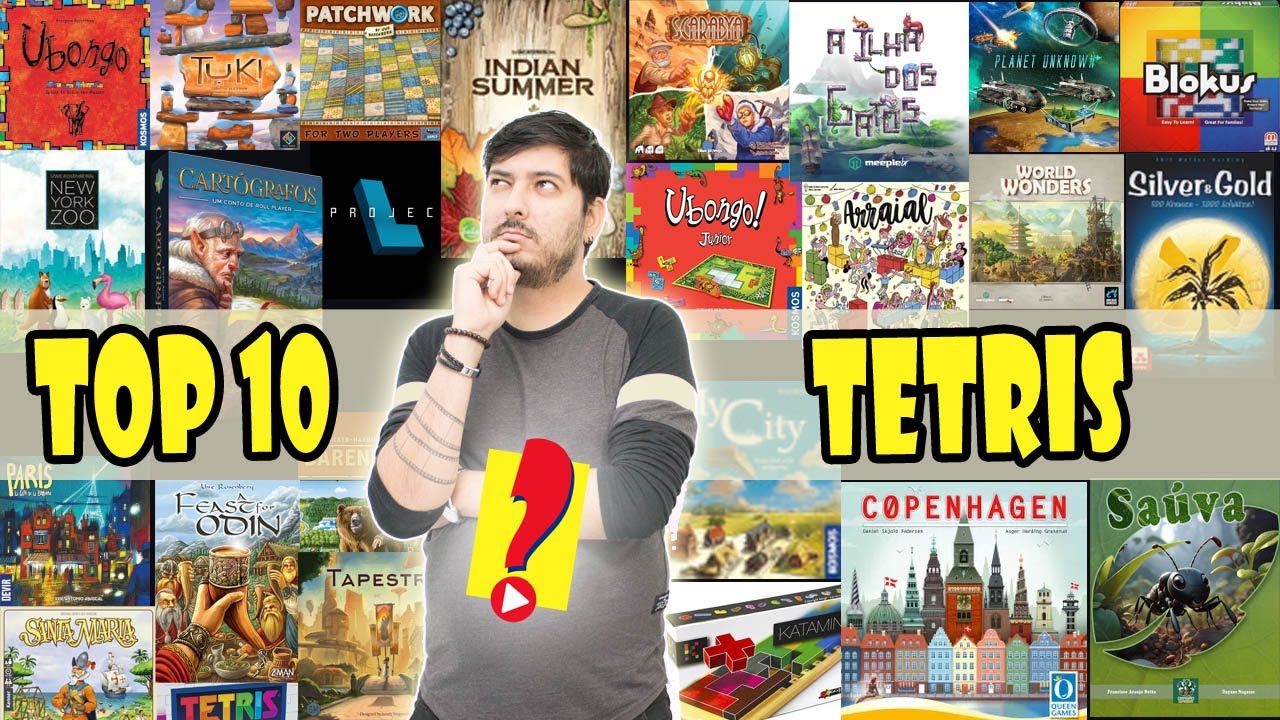 TOP 10 Jogos de Tetris (Poliminós)