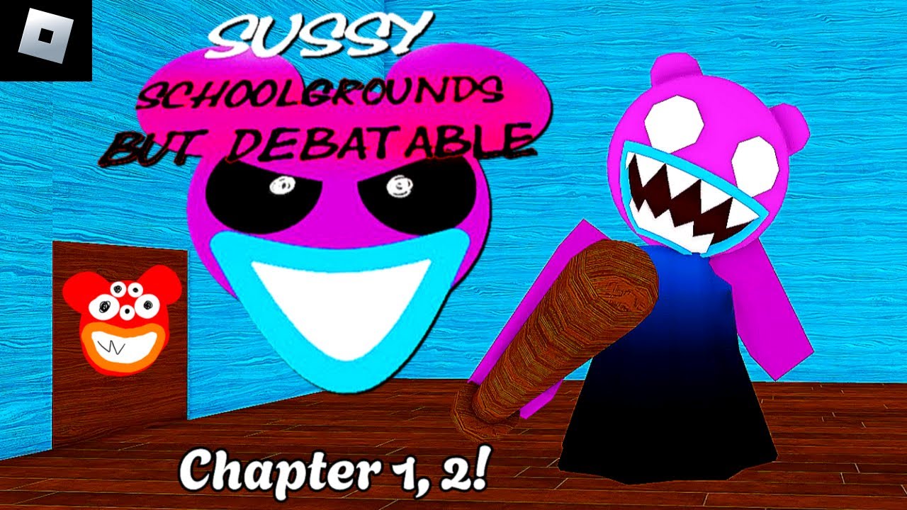 Sussy Schoolgrounds But Debatable [Chapter 1, 2] : roblox mascot horror gameplay walkthrough