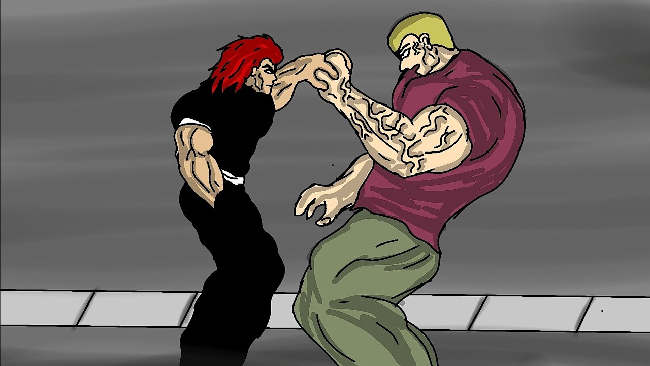 Yujiro hanma vs Jack hanma (fan animation).