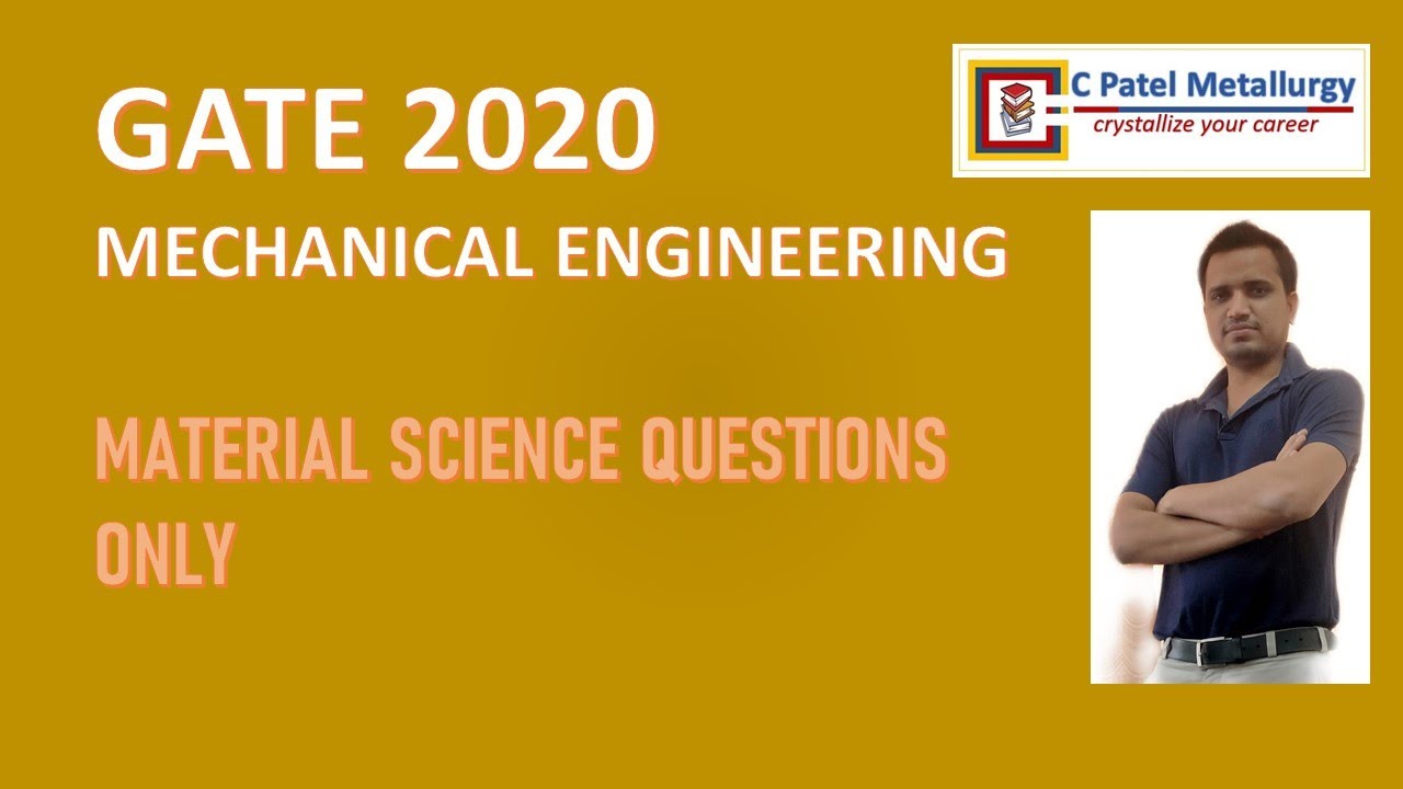 GATE 2020 Mechanical Engineering Session 1