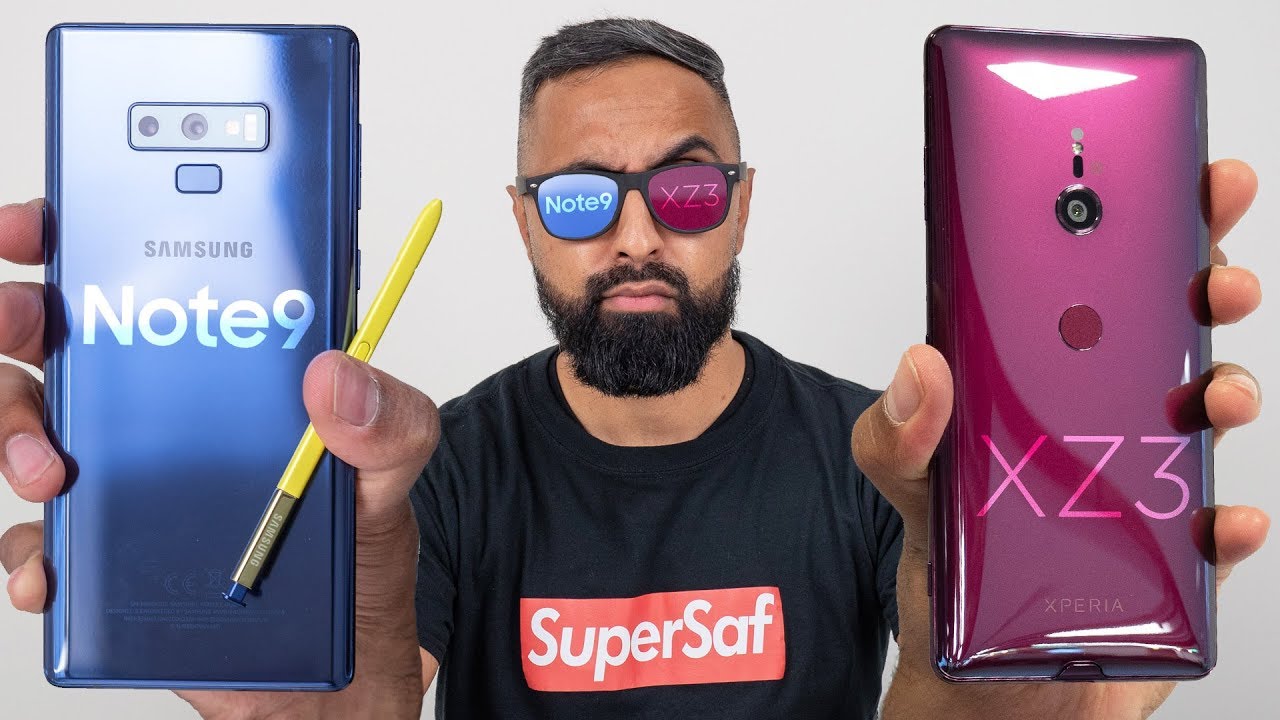 Sony Xperia XZ3 vs Samsung Galaxy Note 9