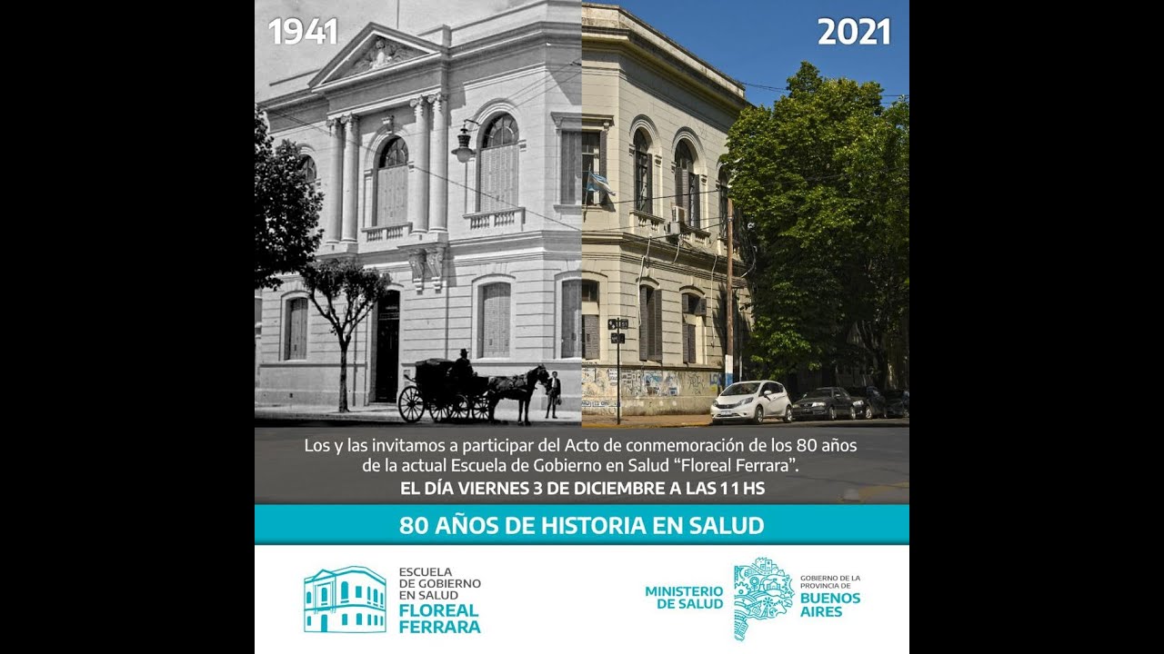 80 años de la Escuela de Gobierno en Salud