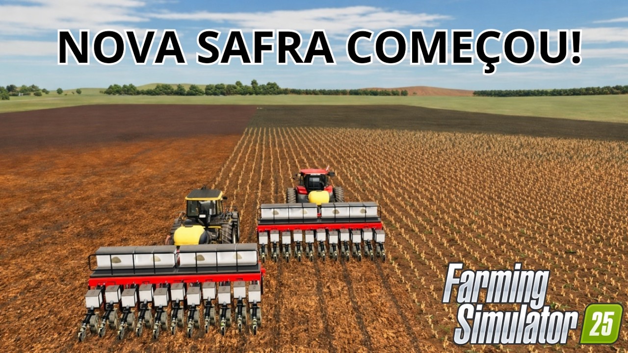 COMEÇOU A NOVA SAFRA! Plantio de Soja + Herbicida e Fertilizante