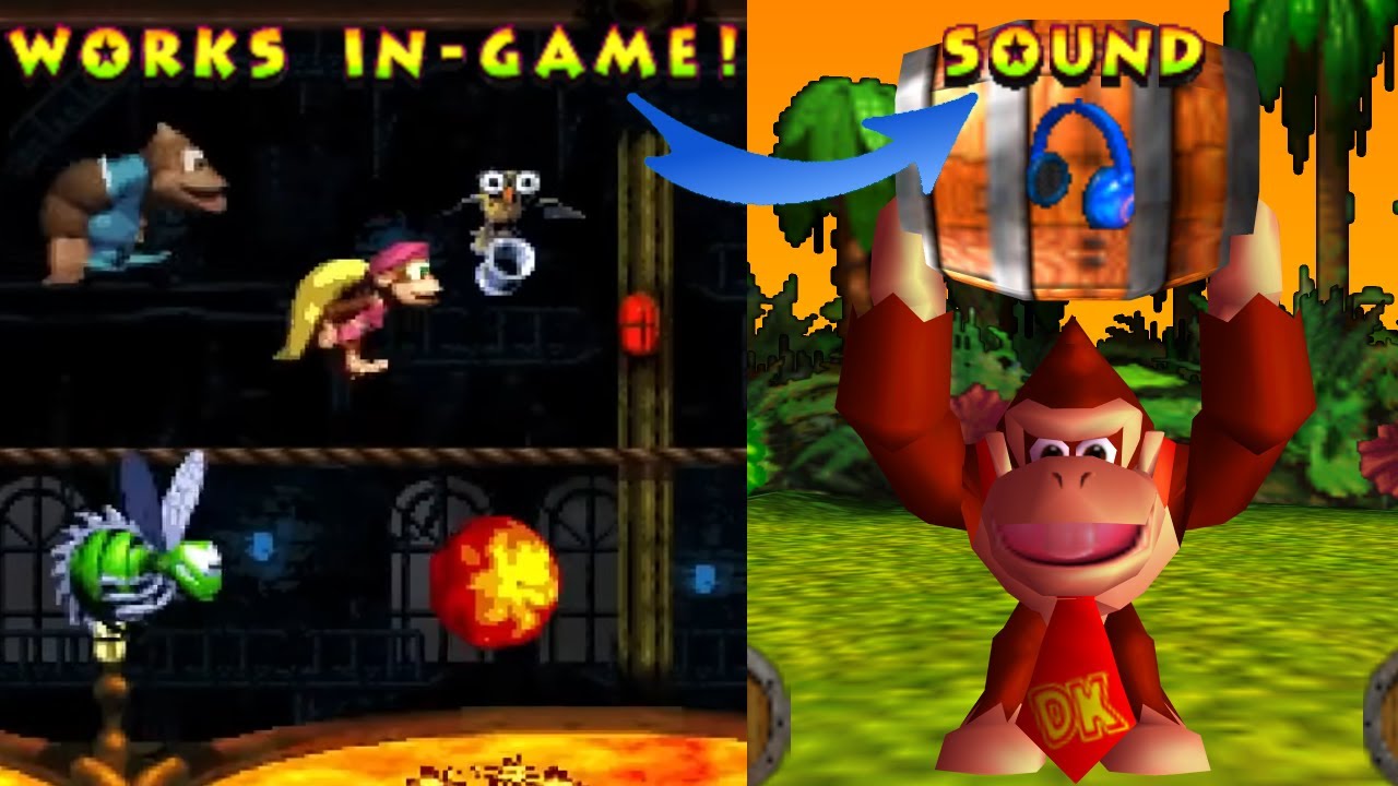DK64 custom music: Donkey Kong Country 3 - Nuts and Bolts