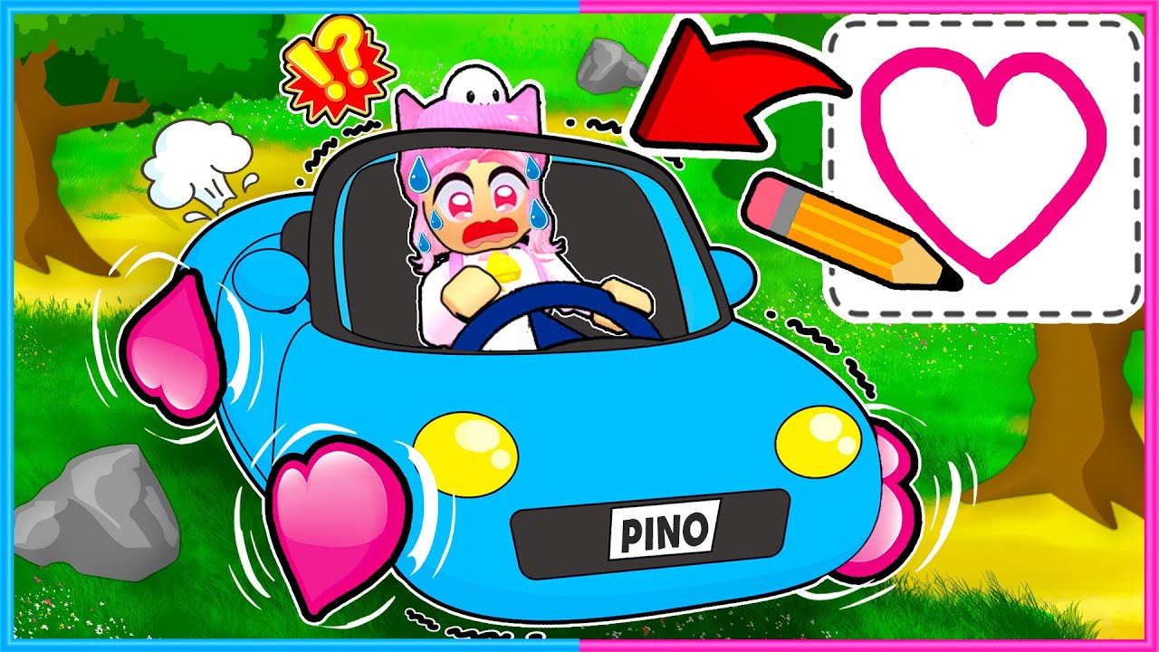 自分が描いた絵がタイヤになるロブロックス🎨✨【 ROBLOX / ロブロックス 】