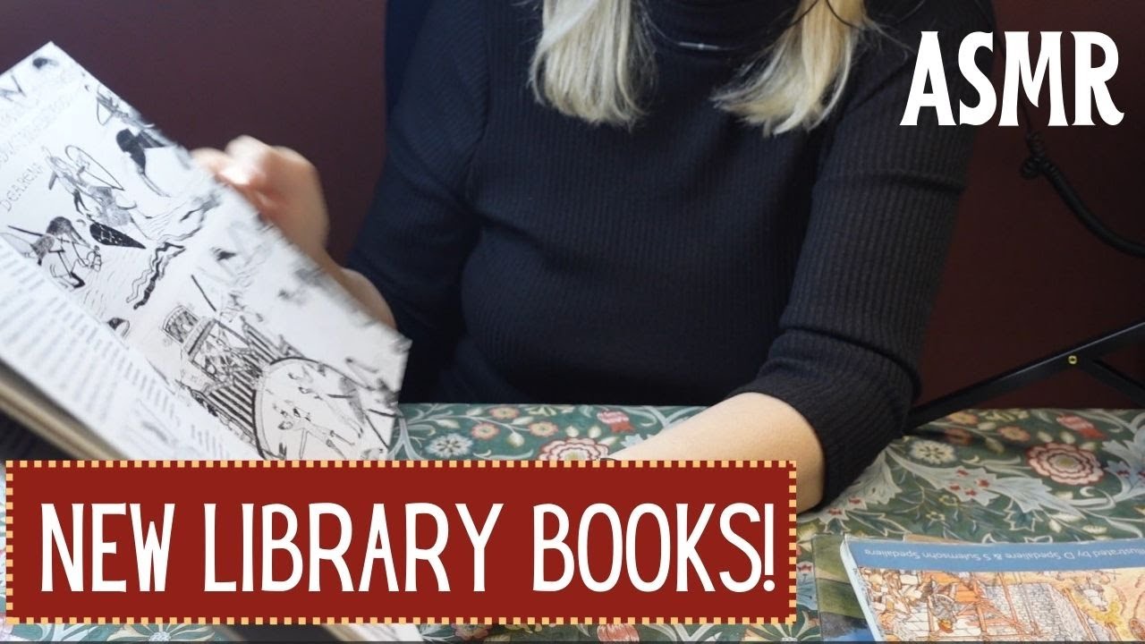 ASMR | New Library Books!! Show & Tell - Whispered Chat