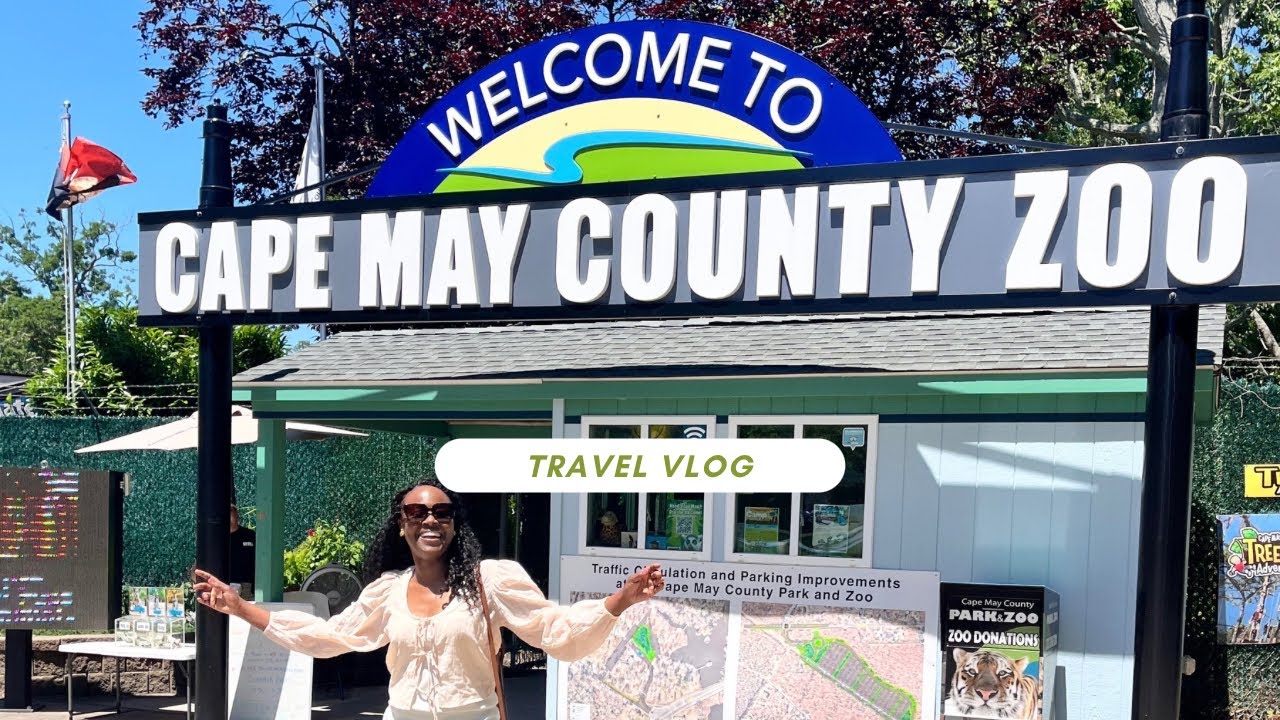 Cape May, New Jersey | Cape May County Park & Zoo🦁🌳🐒 Summer 2024 Travel Vlog‼️