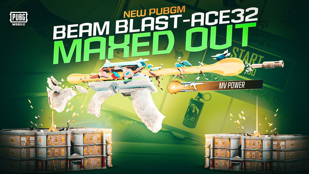 New upgrades gun skins Beam Blast - ACE32 🔥 || Pubg Mobile 😍